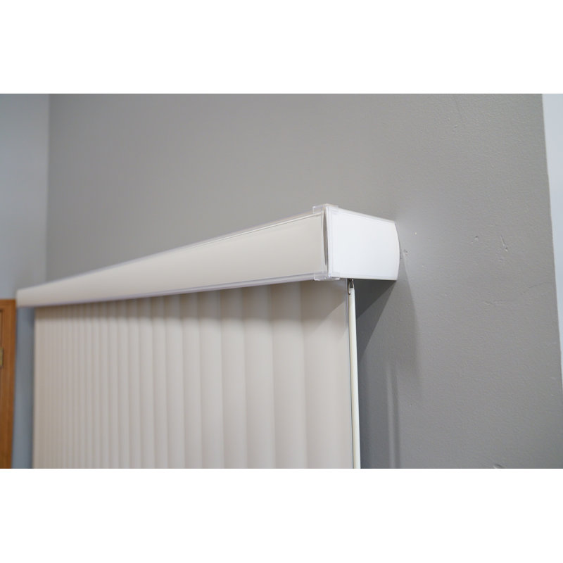 Sharell Room Darkening Vertical Blind, Off White, 88"W x 48"L