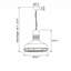 Luminaire suspendu industriel 1 lumière Maxton