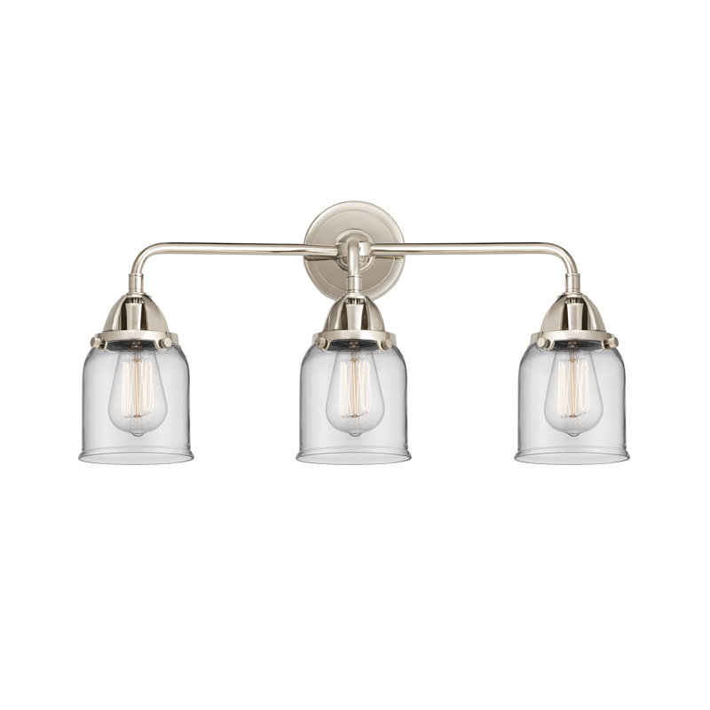 Shauna 3 - Light Vanity Light, LED, Clear, Polished Nickel