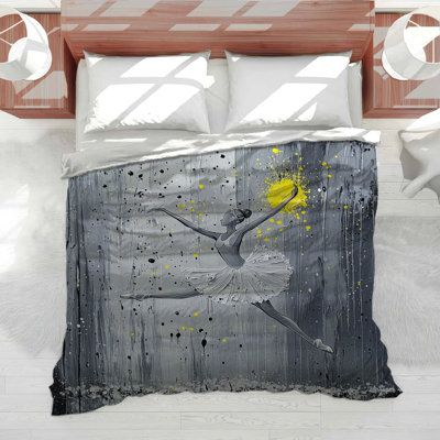 Ballet Bedding Abstract Comforter Elegant