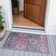 Machine Washable Indoor/Outdoor Xhevrie Pink Rug