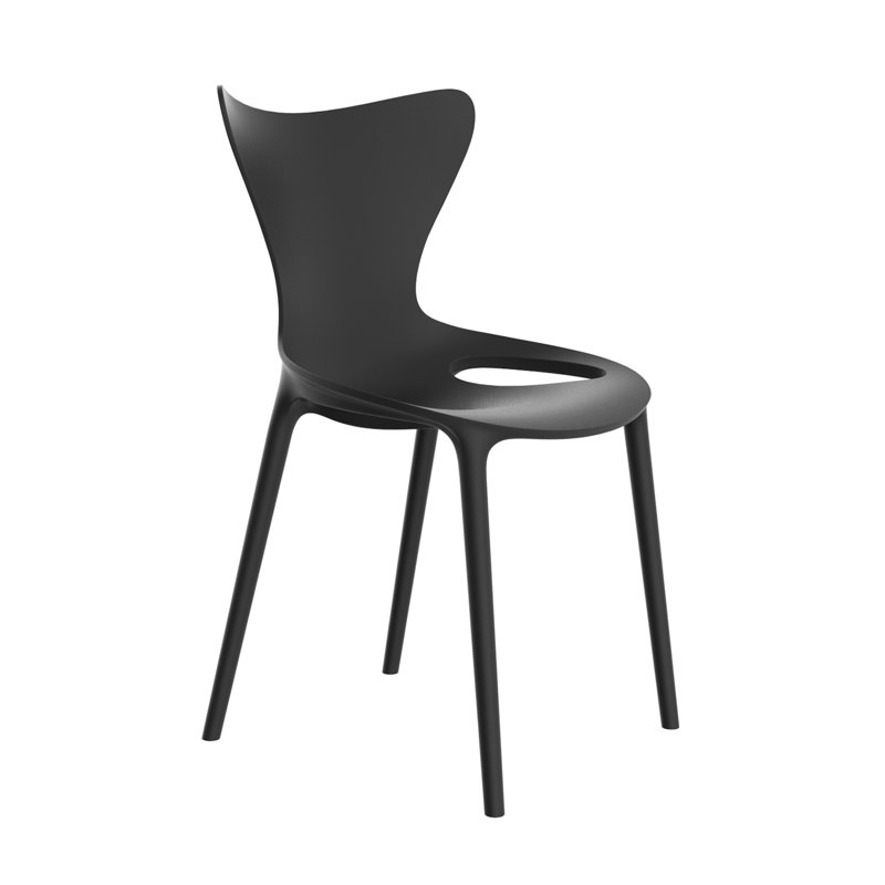 Love Stacking Side Chair, Black