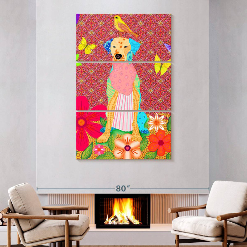 Brampt Tall Dog, 74" H x 48" W