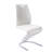 36.6"H Modern Kitchen Dining Chair, Mermaid Dining Chair with Stable Steel 'Z' Legs, Solid Back Upholstered Chair (4 Chairs)-14415870