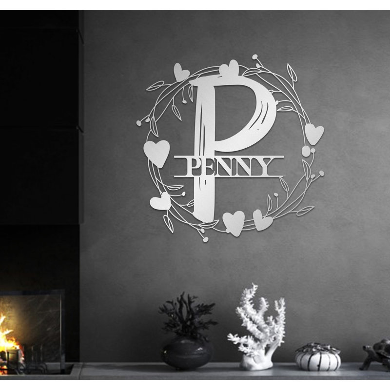 Texte personnalisé sur mesure, panneau de métal, décoration murale, cadeau personnalisé pour la Saint-Valentin et la fête des mères