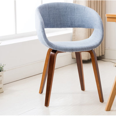 Cachan Fabric Dining Chair with Beechwood Legs