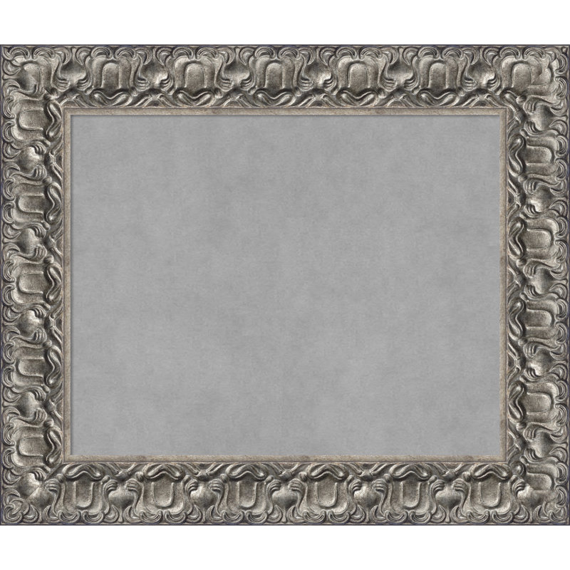 Tableau magnétique encadré argenté Luxor, 22" H x 26" W