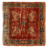 One-of-a-Kind 1'6" X 1'6" Hand Knotted Area Rug