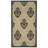 Arneshia Damask Sand/Black Area Rug-20794557