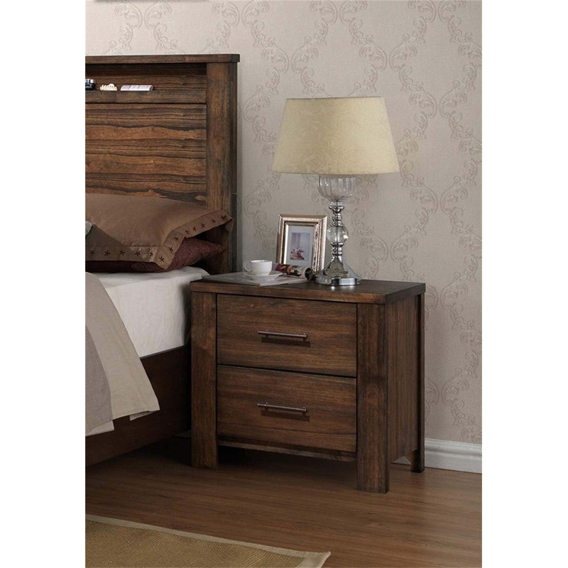 Table de chevet en bois 1pc