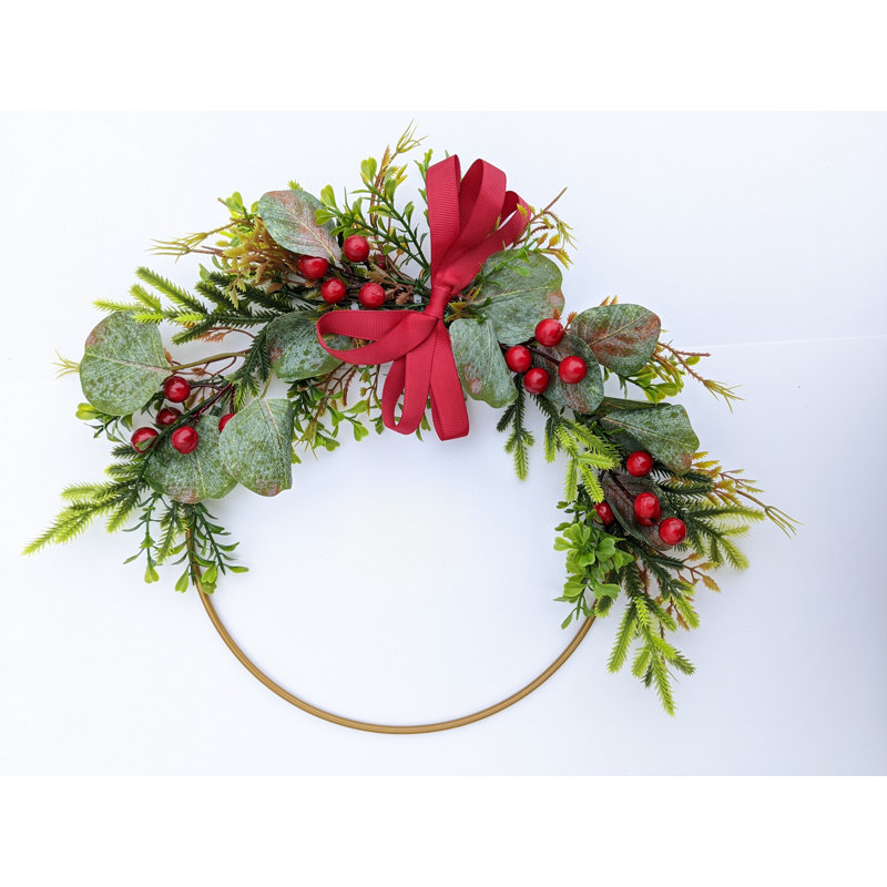 Couronne en polyester / soie 13 po Love Is Simple