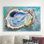 «Oyster Two» par Jeanette Vertentes, reproduction d'art sur toile tendue