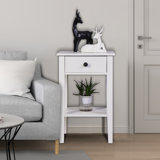Bathroom Floor-Standing Storage Table With A Drawer,Console Table,entryway table
