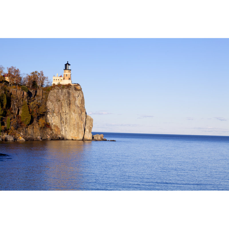 Phare de Split Rock par Aneese - photographie sur toile tendue, L 48 po x H 32 po