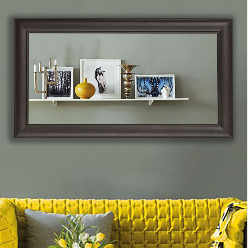 Richter Wood Flat Wall Mirror, 65" H x 35.5" W