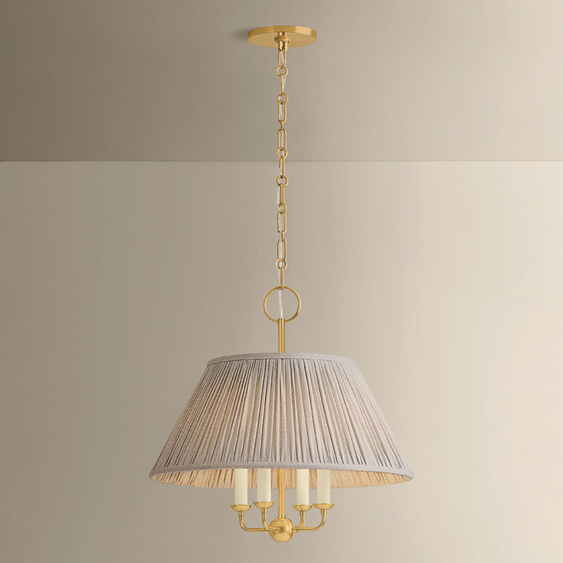 Antonia 20" 4-Light Cone Chandelier