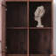 Bibliothèque simple en bois massif de style italien