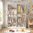 Seward Wood Closet System with Hanging Rods-1585465846