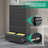 Makeace 64"H Modern 5-Drawer Metal Lateral Filing Cabinets with Lock for Home Office, Assembly Required,Black-1385031150