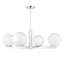 Lustre 4 lumières Claudette en chrome-10340354