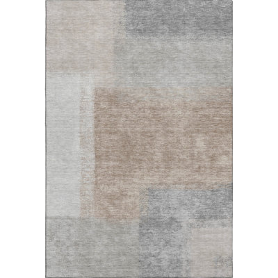 Premium Machine Washable Mayfield AMF2341 Abstract Rug