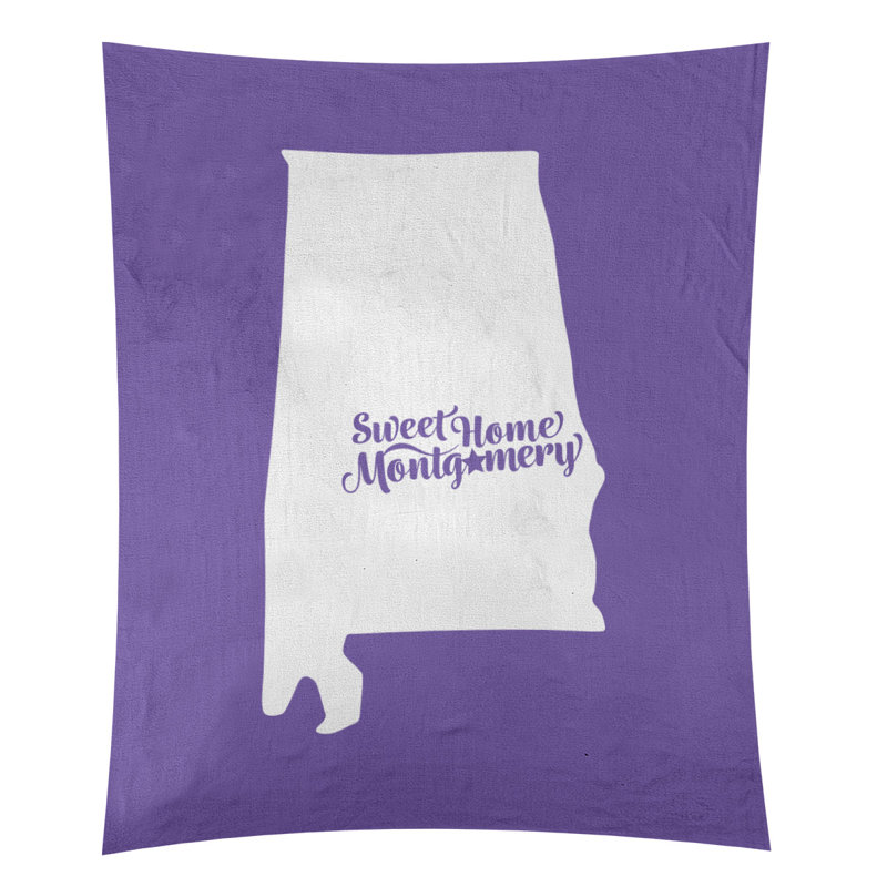Tapisserie de montgomery alabama, H 104 po x l 88 po, Mauve