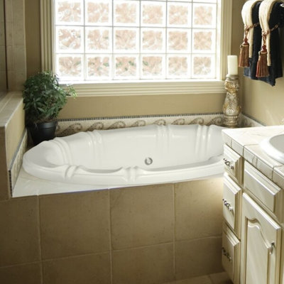 Baignoire encastrée de 78 po x 48 po Designer Alyssa