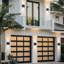 Applique murale à DEL en aluminium noir mat 2 lumières Atanasie-1507715378