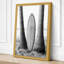 Surfboard Between Palms Coastal - Wrapped Canvas-529688225-529688227