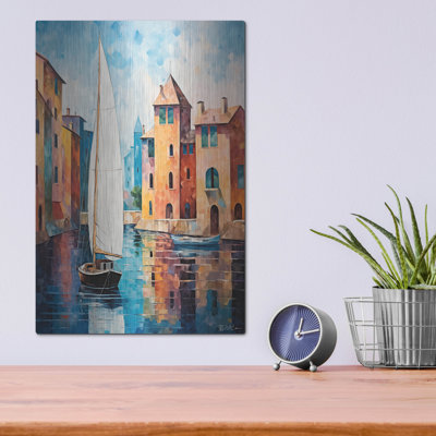 Breakwater Bay 'Sailboat' by Momart Metal Wall Art