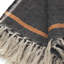 Bruno Striped Linen Hand Loomed Throw Blanket