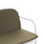 Ensemble de 3 fauteuils de jardin avec structure et coussins blancs en PP - 2 fauteuils club, confortable et facile à déplacer grâce à sa structure et ses coussins, revêtement respirant et facile à ranger.