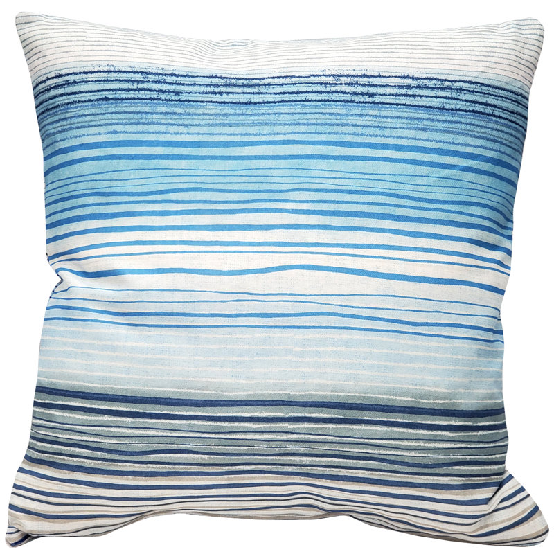 Coussin Sedona, 17 po x 17 po, Bleu