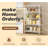 Rebrilliant Metal Storage Rack Adjustable Shelves