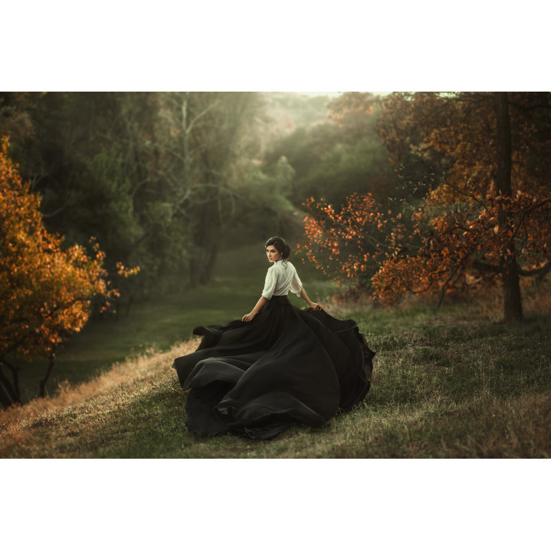 Mysterious Woman - Wrapped Canvas Print, 20cm H x 30cm W x 3.8 cm D
