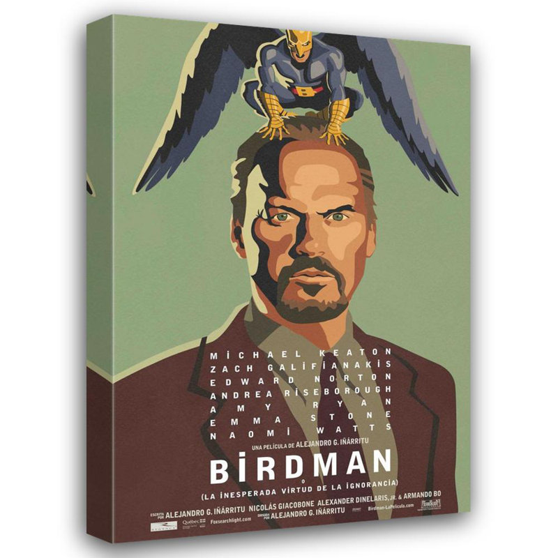 Birdman, 40" H x 27" W