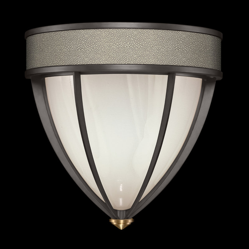 Mirage 1 - Light Flush Mounted Sconce, Coco, Brass/Midnight Steel
