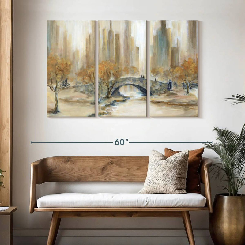 Sireci Empty Central Park, 32" H x 50" W