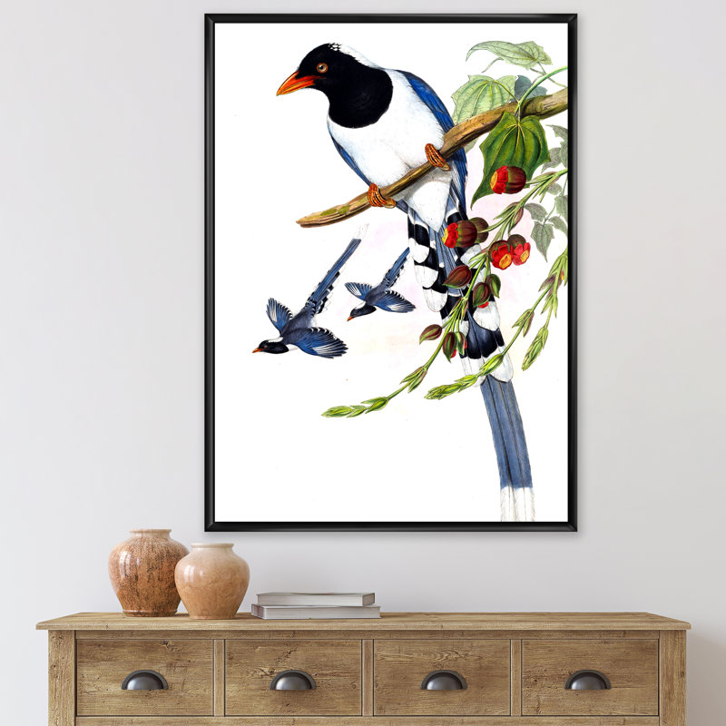 Animaux de campagne rétro X - peinture sur toile, H 20 po x l 12 po x P 1po, Cadre flottant noir