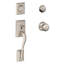 Addison Handleset with Double Cylinder Deadbolt and Georgian Door and Rosette-461945118-463168803-463168553