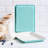 Greenlife Healthy Ceramic Nonstick Sheet, 9" X 7" Toaster Oven Cookie Sheet Baking Pan Set, PFAS-Free, PFOA-Free, Turquoise