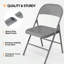Chaise de patio pliante en métal (ensemble de 4)-2105801223