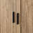 Storage Cabinet with Two Doors for Bathroom, Office, Adjustable Shelf, MDF Board, Brown