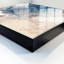 Key cabinet, Opens to the left, 30x30x5, White, Harmonious splashes of blue with brown accents, 