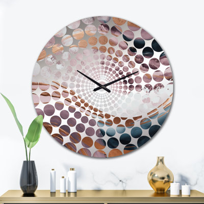 Alikai - Horloge murale abstraite en marbre