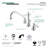 Kingston Brass Heritage Two-Handle 3-Hole Deck Mount Widespread Bathroom Faucet with Brass Pop-Up Drain-29484981