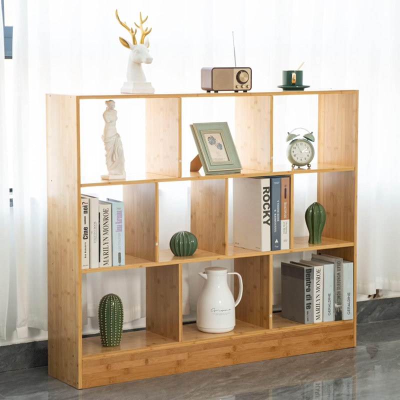 10 Cube Bookshelf With Base 3 Tier Open Shelf Bookcases