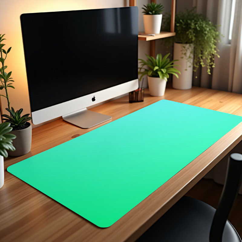 Polyester Desk Pad, 31.5x15.5
