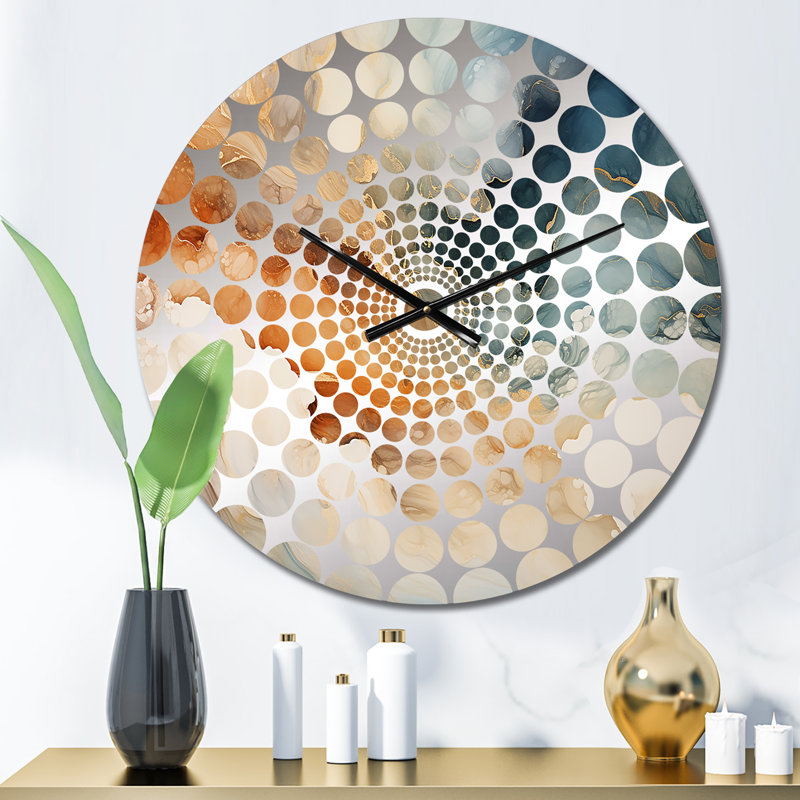 Anelma - Horloge murale formes abstraites, Petit