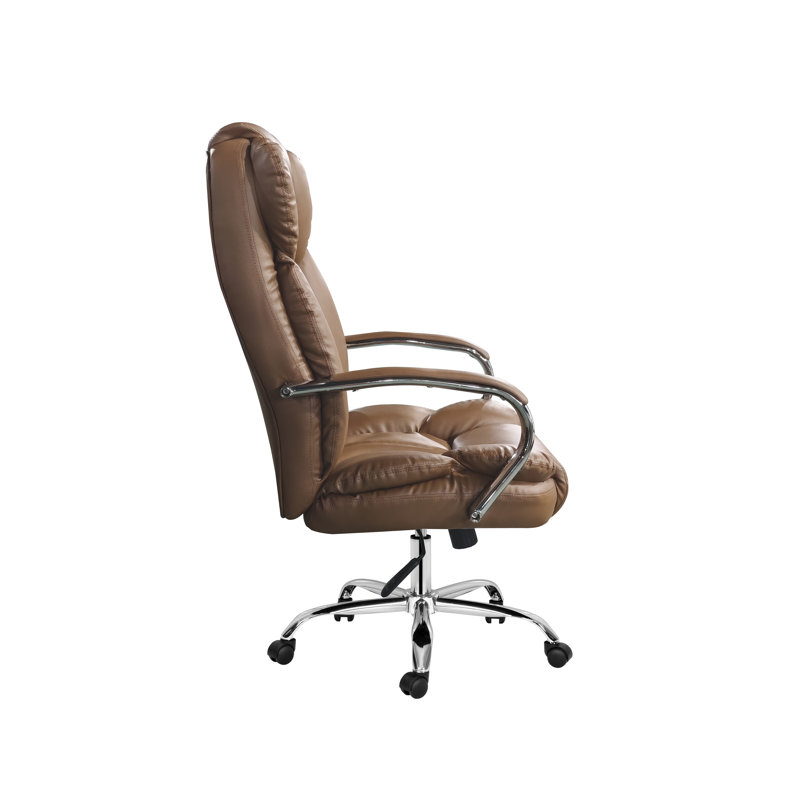 Norely Desk Chair, Brown